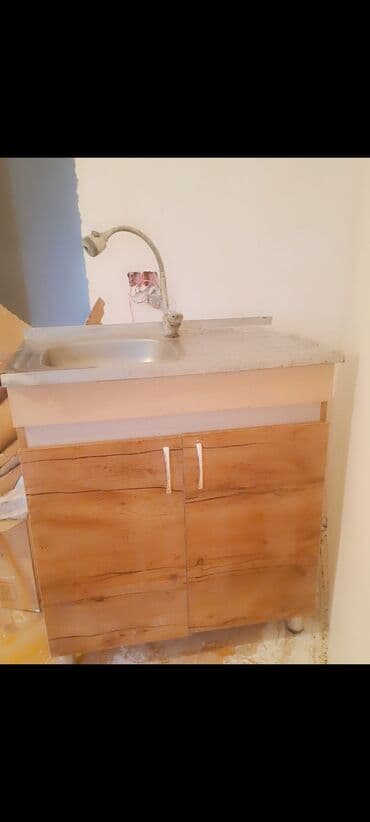 Mətbəx qabaltı dolab və paslanmayan polad əl yuyulan çanaq komplekti lalafo.az -da Mətbəx qabaltı dolab və paslanmayan polad əl yuyulan çanaq komplekti