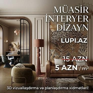 🏠 İnteryer Dizayn xidməti ✨Şok kampaniya - 1kv=4Azn (sahəsi 150+ kv lalafo.az -da 🏠 İnteryer Dizayn xidməti ✨Şok kampaniya - 1kv=4Azn (sahəsi 150+ kv