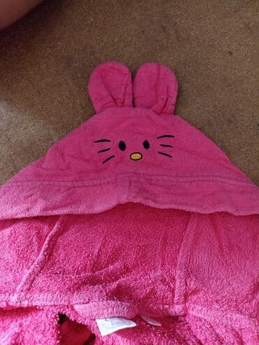 Пляжная одежда: Uşaq üçün Hello Kitty temalı bornoz/xalat. - Rəng: parlaq çəhrayı - at lalafo.az — 3 Пляжная одежда: Uşaq üçün Hello Kitty temalı bornoz/xalat. - Rəng: parlaq çəhrayı - — 3