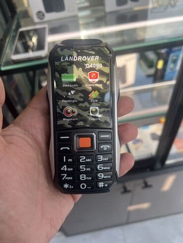 Landrover Q4000 düyməli telefon Əsas xüsusiyyətlər: - 25000 mAh lalafo.az -da Landrover Q4000 düyməli telefon Əsas xüsusiyyətlər: - 25000 mAh