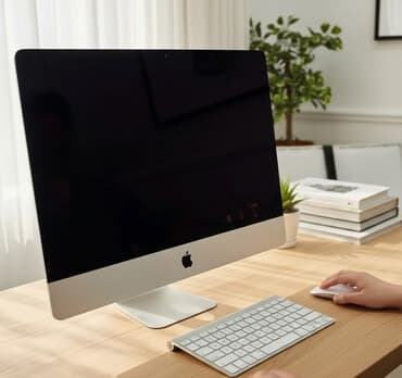 Apple iMac All‑in‑One kompüter - Ekran: 21.5" (şüşə ön panel, qara lalafo.az -da Apple iMac All‑in‑One kompüter - Ekran: 21.5" (şüşə ön panel, qara