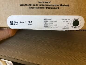 3D ручки: Bambu Lab PLA Matte filamentlər – 3D printer üçün mat səthli PLA at lalafo.az — 4 3D ручки: Bambu Lab PLA Matte filamentlər – 3D printer üçün mat səthli PLA — 4