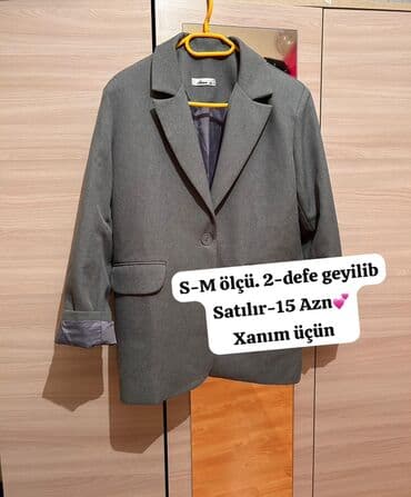- Ölçü: S–M : “S–M ölçü. 2 dəfə geyilib. Satılır – 15 AZN. Xanım lalafo.az -da - Ölçü: S–M : “S–M ölçü. 2 dəfə geyilib. Satılır – 15 AZN. Xanım