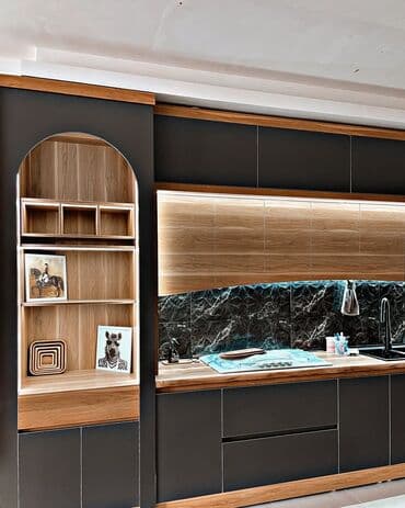 Садовая мебель на заказ: Кухонный гарнитур на заказ, Самозакрывающие петли, МДФ, Нет кредита, Бесплатная доставка at lalafo.az — 2 Садовая мебель на заказ: Кухонный гарнитур на заказ, Самозакрывающие петли, МДФ, Нет кредита, Бесплатная доставка — 2