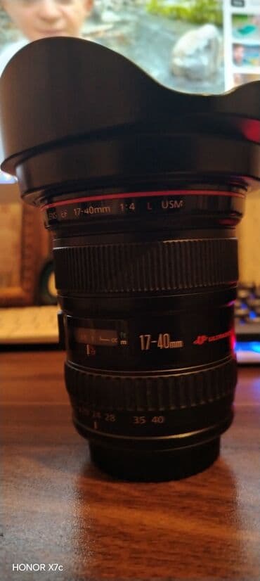 Canon EF 17-40mm f/4L USM geniş. bucaqlı zoom obyektiv. - lalafo.az -da Canon EF 17-40mm f/4L USM geniş. bucaqlı zoom obyektiv. -