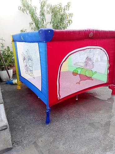 Uşaq oyun manesi / playpen - Rəngarəng dizayn: qırmızı-yaşıl-göy-sarı lalafo.az -da Uşaq oyun manesi / playpen - Rəngarəng dizayn: qırmızı-yaşıl-göy-sarı