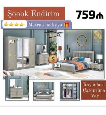 Yataq desti rəng seçimi var lalafo.az -da Yataq desti rəng seçimi var