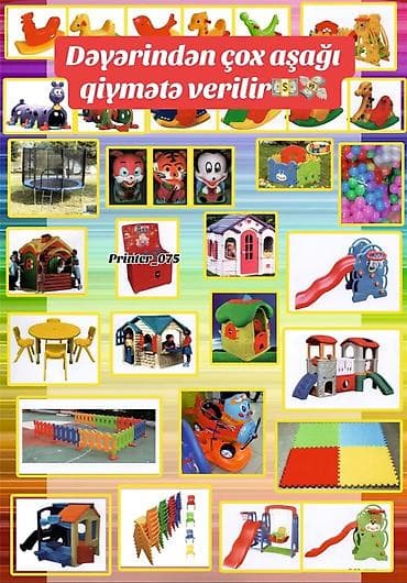 Игровые наборы: Uşaq əyləncə atraksionları və oyun avadanlıqları satılır – dəyərindən at lalafo.az — 2 Игровые наборы: Uşaq əyləncə atraksionları və oyun avadanlıqları satılır – dəyərindən — 2