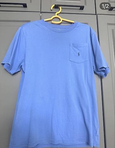Мужское поло, Ralph Lauren, XL, цвет - Голубой at lalafo.az Мужское поло, Ralph Lauren, XL, цвет - Голубой