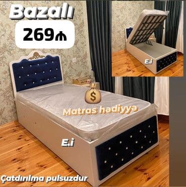 Yeni, Təknəfərlik çarpayı, Bazalı, Matras ilə lalafo.az -da Yeni, Təknəfərlik çarpayı, Bazalı, Matras ilə