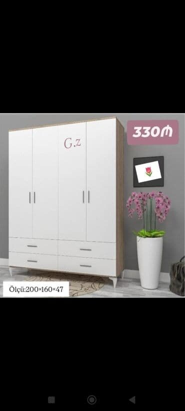 Yeni, Düz dolab, Qarderob, paltar dolabı lalafo.az -da Yeni, Düz dolab, Qarderob, paltar dolabı