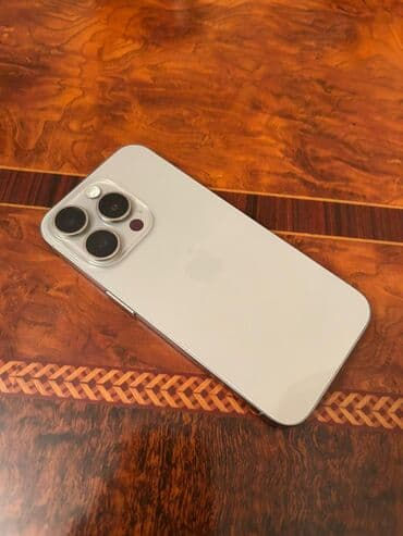 IPhone 15 Pro, 128 GB, Natural Titanium, Face ID lalafo.az -da IPhone 15 Pro, 128 GB, Natural Titanium, Face ID