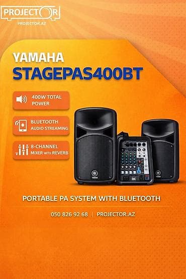 Yeni Yamaha Kolonka, Növ - Portativ, rəng - Qara lalafo.az -da Yeni Yamaha Kolonka, Növ - Portativ, rəng - Qara