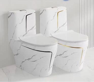 Mərmər naxışlı, tam qapaqlı monoblok unitaz - Dizayn: Ağ korpus lalafo.az -da Mərmər naxışlı, tam qapaqlı monoblok unitaz - Dizayn: Ağ korpus