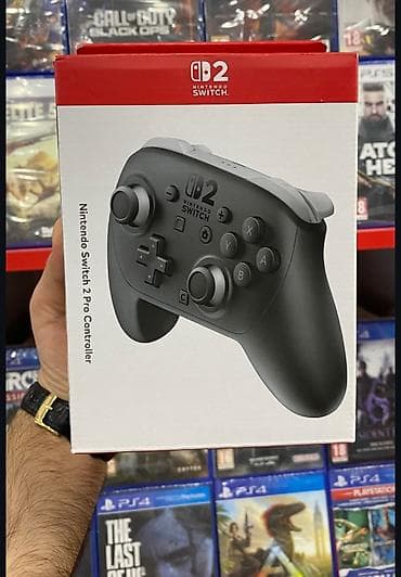 Nintendo switch 2 üçün pro controller 2. Tam bağlı upokovkada orginal lalafo.az -da Nintendo switch 2 üçün pro controller 2. Tam bağlı upokovkada orginal