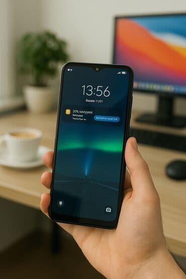 Smartfon – qara rəng, böyük ekranlı, “su damcısı” tipli ön kamera lalafo.az -da Smartfon – qara rəng, böyük ekranlı, “su damcısı” tipli ön kamera