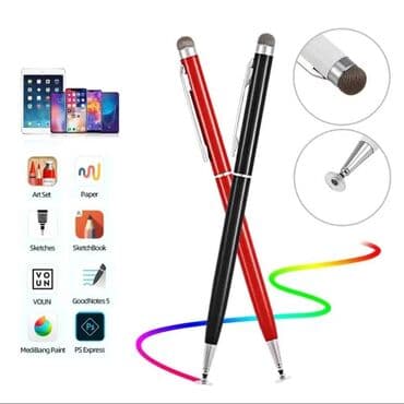 Qırmızı, qara ağ və boz rənglərdə olan bu universal stylus qələmləri lalafo.az -da Qırmızı, qara ağ və boz rənglərdə olan bu universal stylus qələmləri