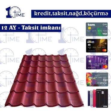 Metal dam örtükləri, Ödənişli çatdırılma, Kredit var lalafo.az -da Metal dam örtükləri, Ödənişli çatdırılma, Kredit var
