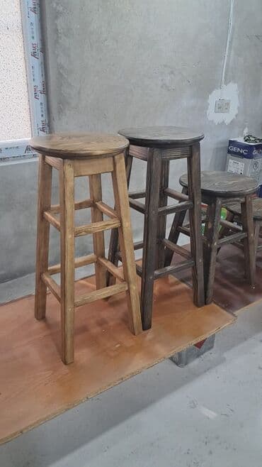 Taxta bar taburetləri - Material: tam ağac möhkəm yapışdırma və lalafo.az -da Taxta bar taburetləri - Material: tam ağac möhkəm yapışdırma və