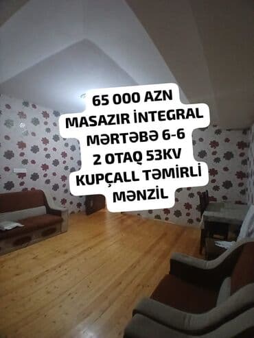 2 otaqlı, Yeni tikili, 53 kv. m lalafo.az -da 2 otaqlı, Yeni tikili, 53 kv. m