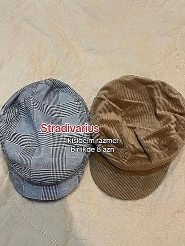Stradivarius kepkaları – 2 ədəd - Hər ikisi M razmer - Model at lalafo.az Stradivarius kepkaları – 2 ədəd - Hər ikisi M razmer - Model