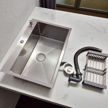 Джакузи ванны: Новый Квадратная Кухонная мойка, Без шкафа, Нержавейка, Бесплатная доставка at lalafo.az — 3 Джакузи ванны: Новый Квадратная Кухонная мойка, Без шкафа, Нержавейка, Бесплатная доставка — 3