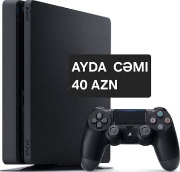 Sony PlayStation 4 (PS4) Slim oyun konsolu + 2 ədəd DualShock 4 simsiz lalafo.az -da Sony PlayStation 4 (PS4) Slim oyun konsolu + 2 ədəd DualShock 4 simsiz