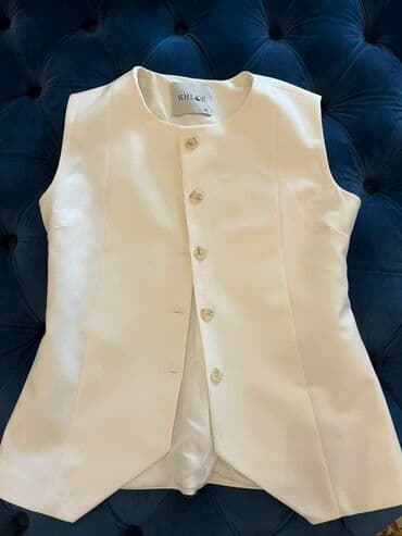 Jilet, S, rəng - Ağ lalafo.az -da Jilet, S, rəng - Ağ