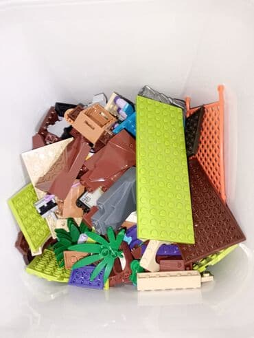 Коробка деталей и фигурок Лего Майнкрафт, машины,Ниндзяго,дома,военные lalafo.az -da Коробка деталей и фигурок Лего Майнкрафт, машины,Ниндзяго,дома,военные