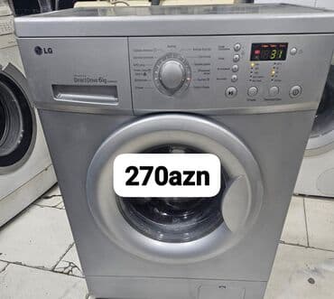 Paltaryuyan maşın LG, 6 kq, Avtomat, Qurutmasız lalafo.az -da Paltaryuyan maşın LG, 6 kq, Avtomat, Qurutmasız