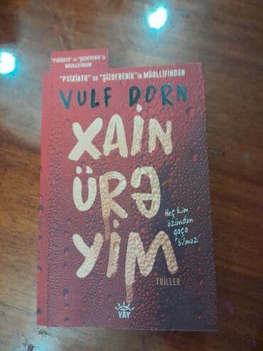 Məhsul: Kitab – “Xain Ürəyim” Müəllif: Vulf Dorn Janr: Triller lalafo.az -da Məhsul: Kitab – “Xain Ürəyim” Müəllif: Vulf Dorn Janr: Triller