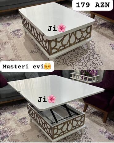 Jurnal masası, Transformer, Dördbucaq masa lalafo.az -da Jurnal masası, Transformer, Dördbucaq masa