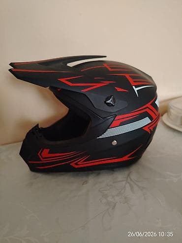 Motokros/enduro tipli tam üzlü kaska - Rəng və dizayn: mat qara lalafo.az -da Motokros/enduro tipli tam üzlü kaska - Rəng və dizayn: mat qara