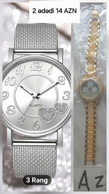 Saat dəsti, rəng - Gümüşü lalafo.az -da Saat dəsti, rəng - Gümüşü