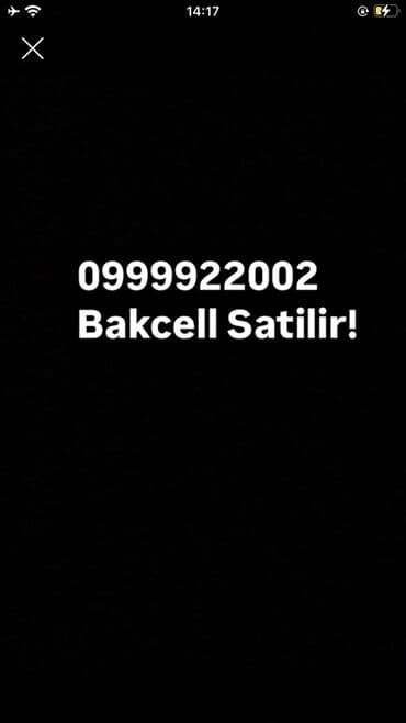 Nömrə: ( 099 ) ( 999922002 ) lalafo.az -da Nömrə: ( 099 ) ( 999922002 )