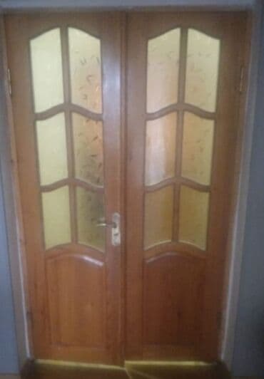 İkiyarpaqlı taxta interyer qapısı - Material: ağac (təbiiliyi qoruyan lalafo.az -da İkiyarpaqlı taxta interyer qapısı - Material: ağac (təbiiliyi qoruyan