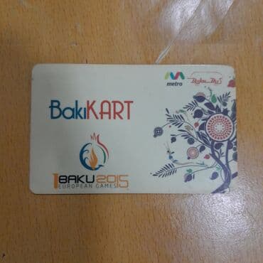 BakıKart 2015 buraxılışı Kolleksiya üçün gözəldir və işləyir Lalafo lalafo.az -da BakıKart 2015 buraxılışı Kolleksiya üçün gözəldir və işləyir Lalafo