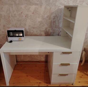 Sifarişlə tumbalar: Ağ rəngli funksional iş masası - Geniş iş səthi: rahat yazı, kompüter lalafo.az -da — 2 Sifarişlə tumbalar: Ağ rəngli funksional iş masası - Geniş iş səthi: rahat yazı, kompüter — 2