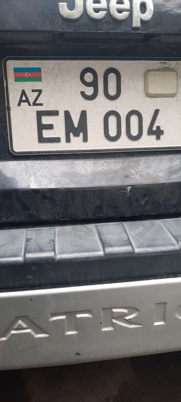 AZ nömrə nişanı: 90 EM 004 - Seriya: “EM” - Rəqəmlər: 004 - Ölkə lalafo.az -da AZ nömrə nişanı: 90 EM 004 - Seriya: “EM” - Rəqəmlər: 004 - Ölkə