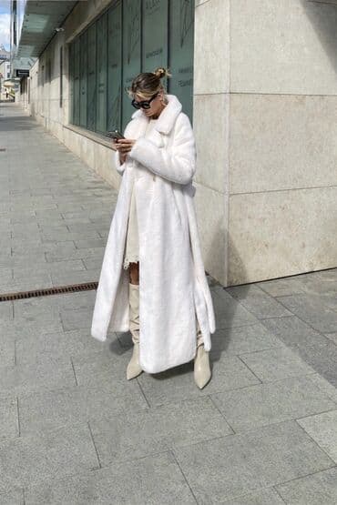 Потрясающая экошуба 80% шерсти 20% Ангоры 125 см чистого удовольствия lalafo.az -da Потрясающая экошуба 80% шерсти 20% Ангоры 125 см чистого удовольствия