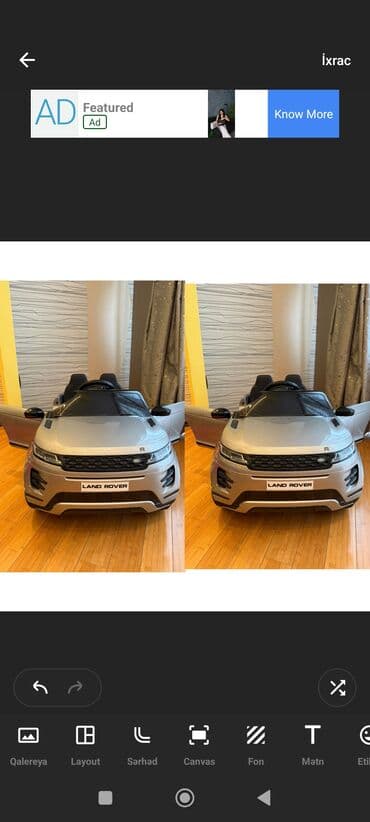 Uşaq maşını 200 AZN satılır ünvan Eliaga vahid kucesinde✨ Pərvin ✅0025 lalafo.az -da Uşaq maşını 200 AZN satılır ünvan Eliaga vahid kucesinde✨ Pərvin ✅0025