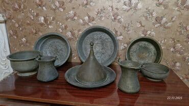 Qədimi mis-tunc qablarının satışı. Üzərlərində ənənəvi naxışlar lalafo.az -da Qədimi mis-tunc qablarının satışı. Üzərlərində ənənəvi naxışlar