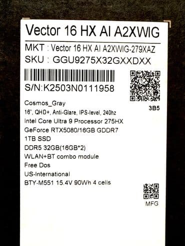 MSI: Yeni MSI, 16 ", Intel Core i9, 1 TB lalafo.az -da — 2 MSI: Yeni MSI, 16 ", Intel Core i9, 1 TB — 2