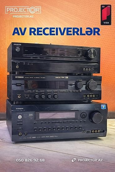 AV Receiverlər - Brendlər: Onkyo, Yamaha, Integra - Ev kinoteatrı və lalafo.az -da AV Receiverlər - Brendlər: Onkyo, Yamaha, Integra - Ev kinoteatrı və