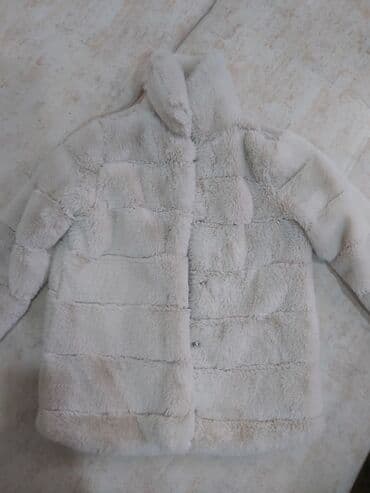 Süni kürk qız uşağı gödəkçəsi - Rəng: krem/boz-açıq bej tonlarında - lalafo.az -da Süni kürk qız uşağı gödəkçəsi - Rəng: krem/boz-açıq bej tonlarında -