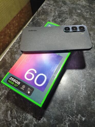 Infinix Hot 60, 256 GB, rəng - Boz, Face ID lalafo.az -da Infinix Hot 60, 256 GB, rəng - Boz, Face ID