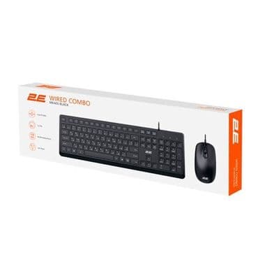 💠MODEL:2E Combo MK405 USB EN/UK/RU Black Keyboard and Mouse lalafo.az -da 💠MODEL:2E Combo MK405 USB EN/UK/RU Black Keyboard and Mouse