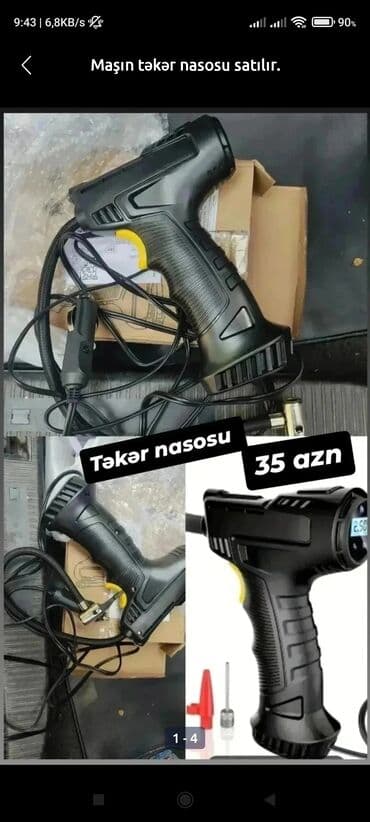 Maşın təkər nasosu satılır. bütün maşınlara gedir. * lalafo.az -da Maşın təkər nasosu satılır. bütün maşınlara gedir. *