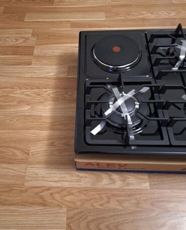 Сепараторы: Плита Alev, Комбинированная, Встраиваемая, 4 конфорки, Новый at lalafo.az — 8 Сепараторы: Плита Alev, Комбинированная, Встраиваемая, 4 конфорки, Новый — 8