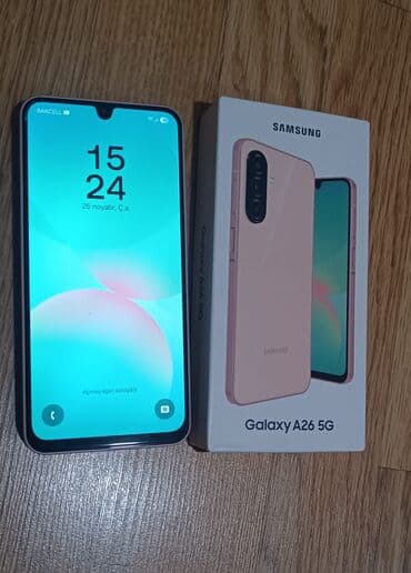 Samsung Galaxy A26 5G, rəng - Çəhrayı, İki sim kartlı lalafo.az -da Samsung Galaxy A26 5G, rəng - Çəhrayı, İki sim kartlı